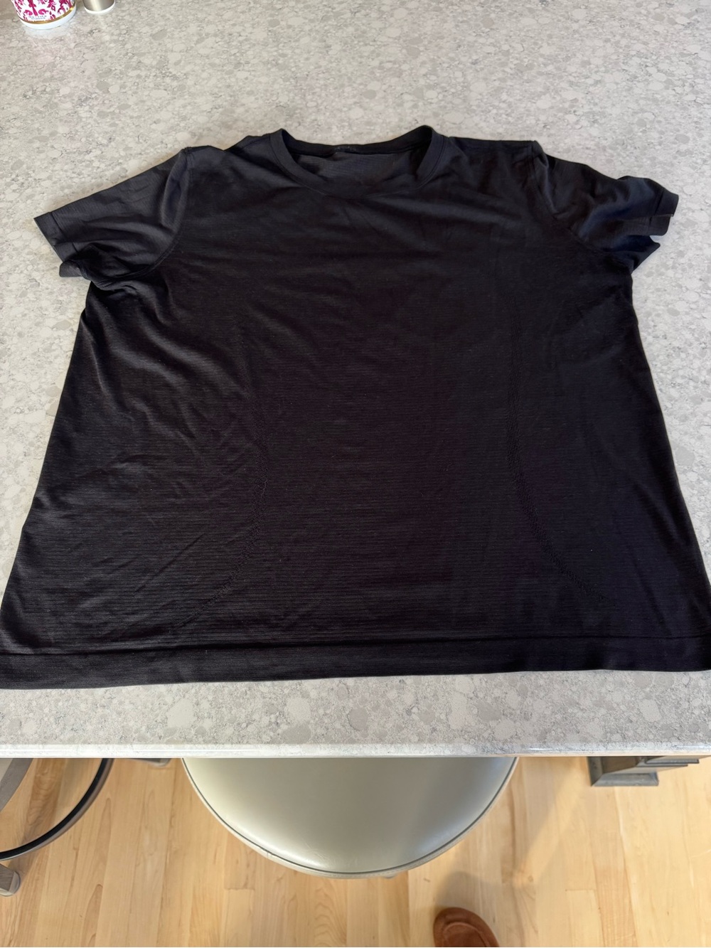 lululemon athletica swiftly texh relaxed Black Short Sleeve Tee